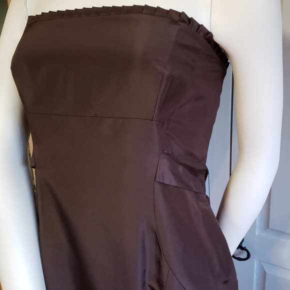 LAUNDRY  Silk taffeta floor length dress sz 8. - Picture 2 of 8
